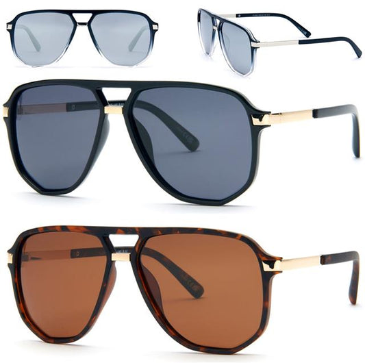 Designer BeOne BeOne Polarized Retro Flat Top Pilot sunglasses for Men BeOne B1PL-3965_2dcd0ad1-5a09-44da-9a74-1bb351ff8165