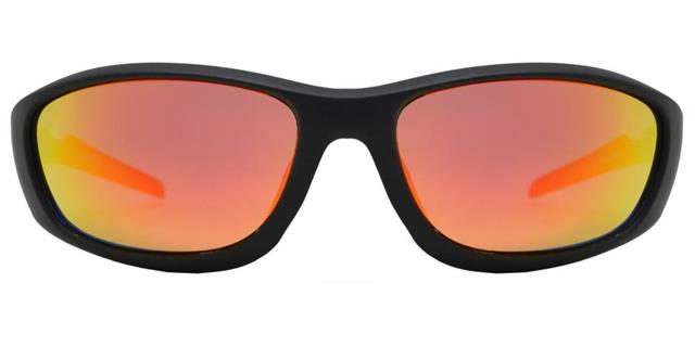 Mens Polarized Sunglasses Sport Wrap Translucent Color Half Frame Two Tone  400UV