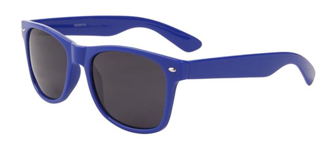 Designer Polarized Unisex Retro Classic Square Sunglasses BLUE SMOKE LENS Unbranded BLUE