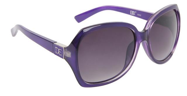 DE Designer Butterfly Women's sunglasses UV400 Purple/Smoke Gradient Lens DE DE5002b
