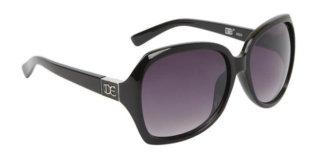 DE Designer Butterfly Women's sunglasses UV400 Black/Smoke Gradient Lens DE DE5002f