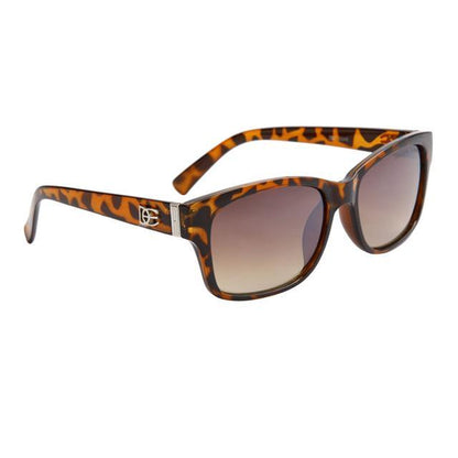 DE Designer Small Classic womens sunglasses UV400 Tortoise Brown/Brown Gradient Lens DE DE5048a