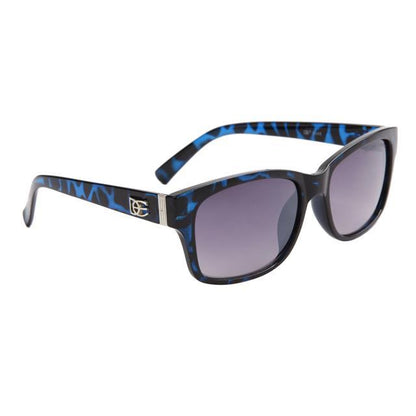 DE Designer Small Classic womens sunglasses UV400 Blue Tortoise/Smoke Gradient Lens DE DE5048c
