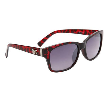 DE Designer Small Classic womens sunglasses UV400 Red Tortoise Smoke Gradient Lens DE DE5048e