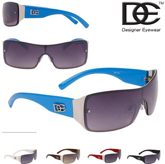 DE Designer Oversized Shield Wrap Around womens sunglasses UV400 DE DE591__35816.1442419451