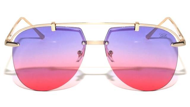 Rimless Pilot Sunglasses With Two Tone Coloured Lenses Unbranded GLO-M217-glo-metal-fashion-sunglasses-01_900x_387d9e8a-2f5f-4a19-8e34-4b4a7a4aa54f