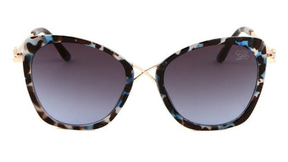 Glo Ladies Large Thick Rim Cat Eye Sunglasses Unbranded GLO-P0012-glo-plastic-x-crossbar-sunglasses-01