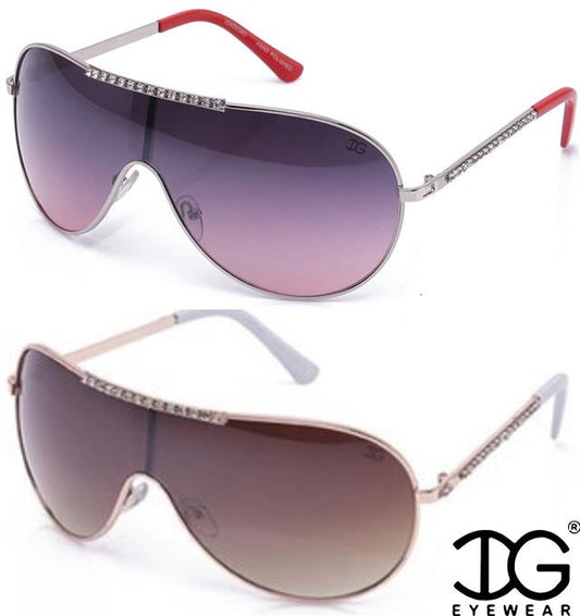 Designer IG Oversized Wrap Around Shield Sunglasses for Men and Women IG Eyewear IG9285MD