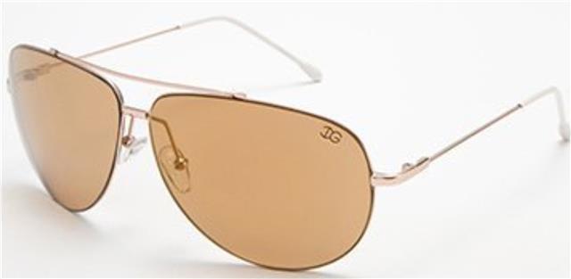 Mirrored Mens Metal Pilot Sunglasses Gold White Brown Mirror Lens IG Eyewear IG9430M-RVf
