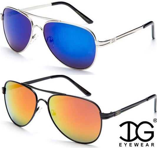 IG Unisex Retro 80's Coloured Mirror Pilot Sunglasses IG Eyewear IG9461M_d462f87f-0b3c-40e2-8aab-4b079fc78047