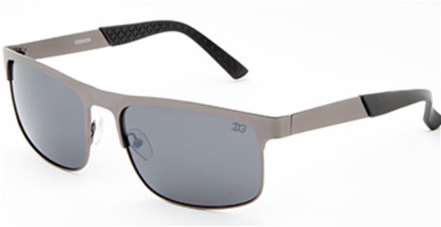 IG Mens Metal Classic Sunglasses Gunmetal Black Smoke Lens IG Eyewear IG9552M_B