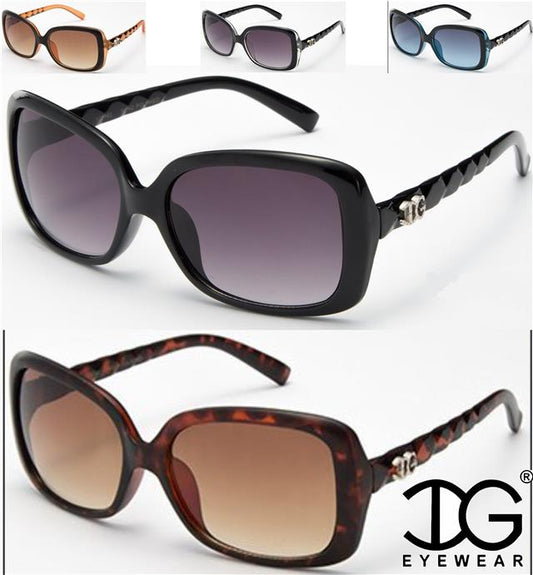 IG Womens Retro Vintage Round Square Sunglasses IG Eyewear IG9893