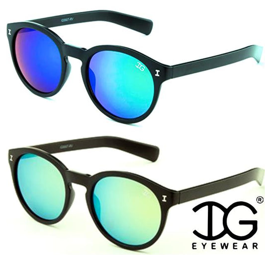 Designer Vintage Key Hole Round Mirror IG Sunglasses Unisex IG Eyewear IG9907-RV