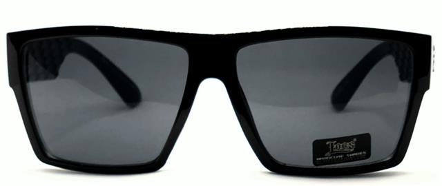 Designer Locs Black Oversized 80's Classic Square Sunglasses for Men Locs Shades IMG_5323