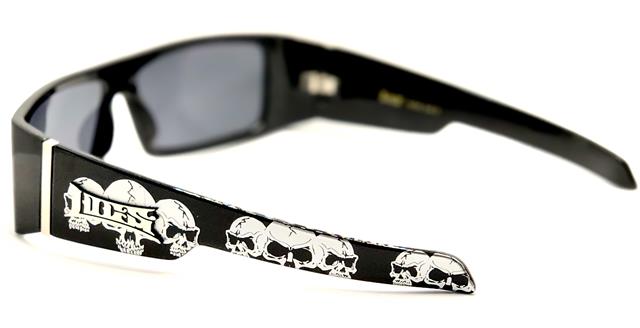 Locs Skull wrap around Gangsta Gothic Emo Hip Hop Sunglasses Locs Shades IMG_5344