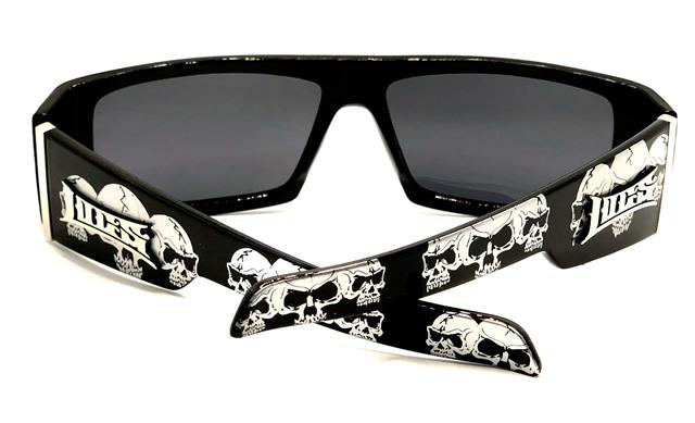 Locs Skull wrap around Gangsta Gothic Emo Hip Hop Sunglasses Locs Shades IMG_5346