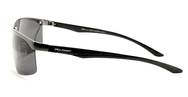 X-Loop Metal Semi-Rimless Polarised Driving Sports Sunglasses X-Loop IMG_5393