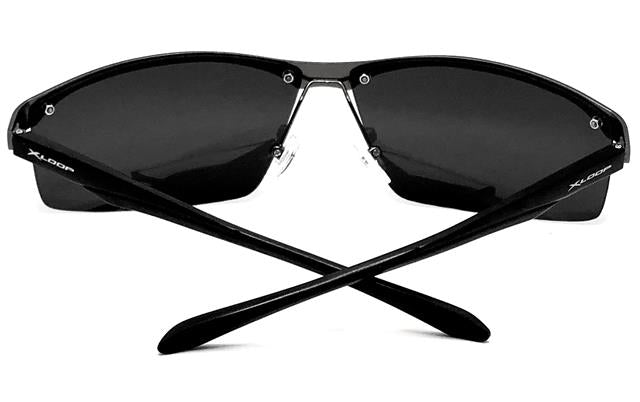 X-Loop Metal Semi-Rimless Polarised Driving Sports Sunglasses X-Loop IMG_5396