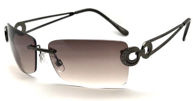 Women's Eyelevel Metal Rimless Sunglasses Eyelevel IMG_5643