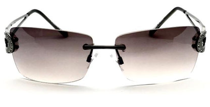 Women's Eyelevel Metal Rimless Sunglasses Eyelevel IMG_5648