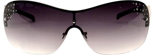 Women's Designer Oversized Semi Rimless Wrap Around Diamante Sunglasses UV400 Eyelevel IMG_5700a