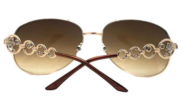 Women's Designer Oversized Pilot Diamante Sunglasses UV400 Eyelevel IMG_5728a