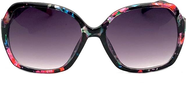 Women's Oversized Butterfly Shield Floral Sunglasses UV400 Eyelevel IMG_5732a
