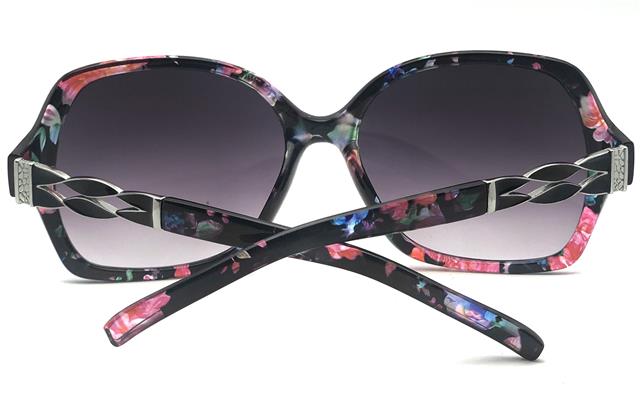 Women's Oversized Butterfly Shield Floral Sunglasses UV400 Eyelevel IMG_5735