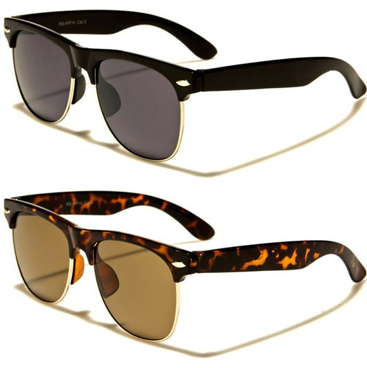 Children's Classic Half Rim Retro Sunglasses UV400 Unbranded KG-WF14