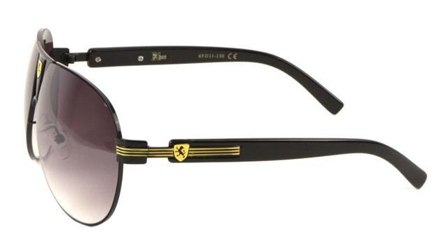 Khan Shield Retro Pilot Sunglasses for Men Khan KN-M3917-D