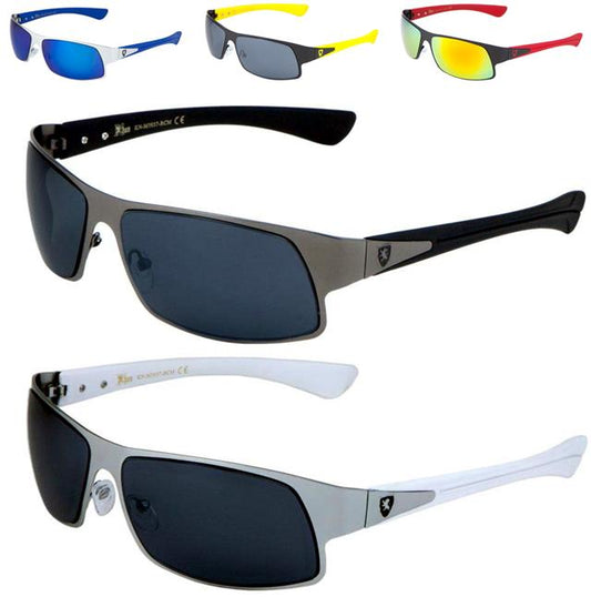 Khan Wrap Around Sport Shield Sunglasses for Men Khan KN-M3937-RCM