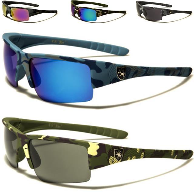 Khan Camo Semi Rimless Sport Wrap Around Sunglasses for Men Khan KN5325_c5583426-0fb3-4dfd-958e-558c68447f8e