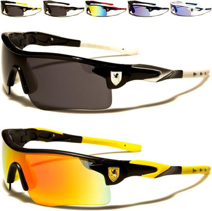 Khan Running Cycling Mirrored Sports Wrap around Sunglasses Unisex Khan KN5408_f7e9f37d-d93f-4070-8926-13b52e1f8448