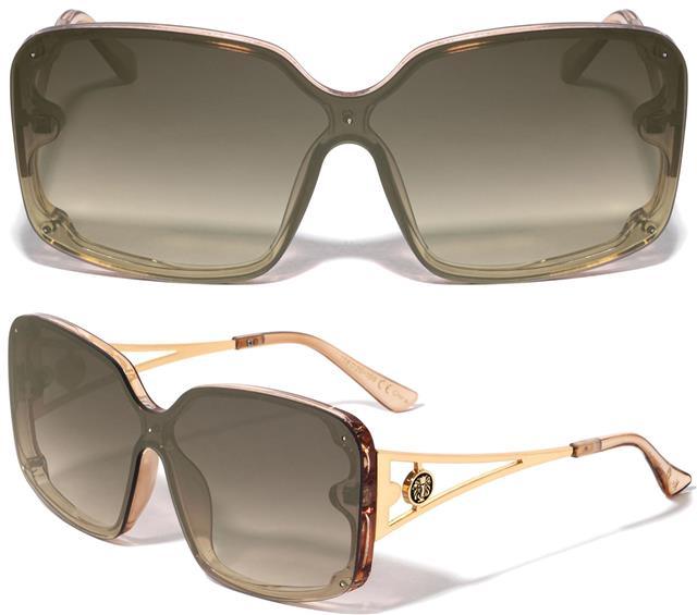 Stunning women's butterfly Oversized Kleo Shield Sunglasses UV400 Kleo LH-P4041BB