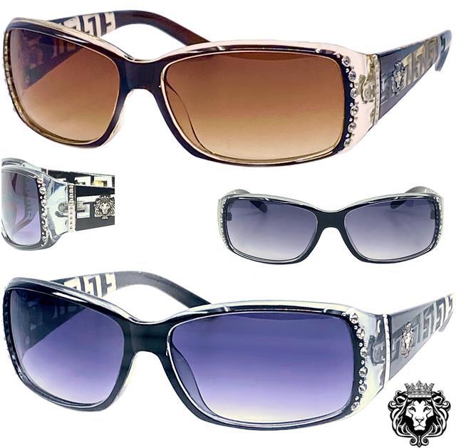 Small Wrap Around Diamante Kleo Sunglasses Kleo LH3094RH1_02f9554c-41bf-42a2-9ebc-4df1bd6fe5aa