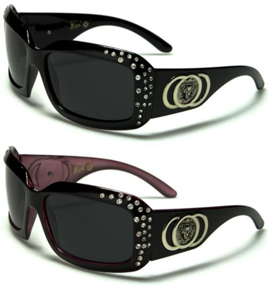 Oversized Ladies Polarized Wrap Around Dark Lenses Sunglasses Kleo LH3102POL-RH_3a2cfefb-e82e-4e6a-925d-1c5008be509e