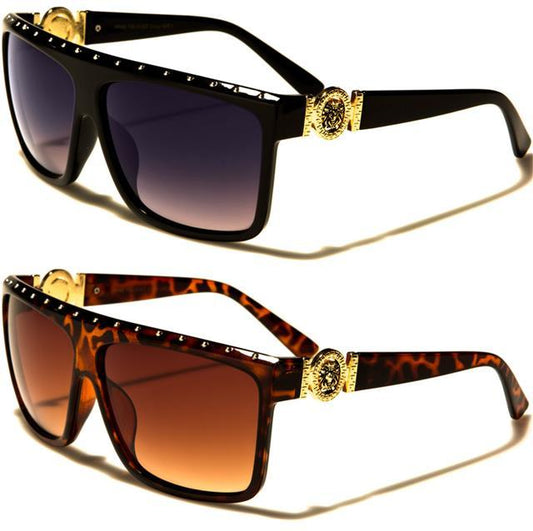 Designer Kleo Large Flat Top Shield Sunglasses for Women Kleo LH4008_bc52a4c1-3cca-4a88-8b93-9e3f70538f1b