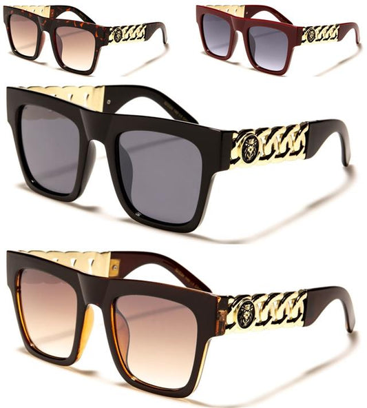 Chain Temple Big Classic Sunglasses for Women Kleo LHP4026