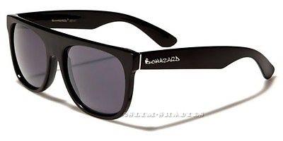 Unisex Designer Flat Top Classic Sunglasses BLACK SMOKE LENSE Biohazard NEW-BLACK-DESIGNER-SUNGLASSES-MENS-LADIES-BOYS-L-MIRRORED-VINTAGE-UV400-RETRO-v0