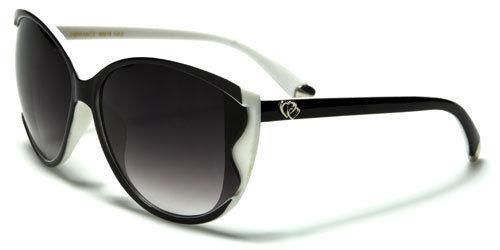 Designer Large Retro Cat Eye Sunglasses for women BLACK & WHITE Romance NEW-DESIGNER-SUNGLASSES-BLACK-LADIES-WOMENS-GIRLS-CAT-EYE-LARGE-VINTAGE-UV400-v5