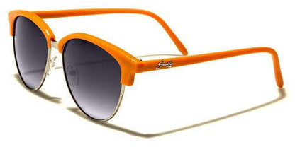 Designer Half Rim Classic Sunglasses for women ORANGE & SILVER Giselle NEW-DESIGNER-SUNGLASSES-LADIES-WOMENS-GIRLS-BIG-BLACK-VINTAGE-RETRO-LARGE-UV400-v3