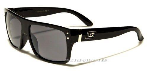 Sports Mirrored Classic Sunglasses BLACK & PURPLE LOGO MIRROR Dxtreme NEW-DESIGNER-SUNGLASSES-LARGE-MENS-LADIES-BLACK-BIG-LARGE-RETRO-VINTAGE-UV400-v4
