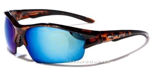 Arctic Blue Big Mirrored Sports Cycling Sunglasses BROWN BLUE MIRROR Arctic Blue NEW-SUNGLASSES-ARCTIC-BLUE-DESIGNER-SPORTS-LARGE-BIG-WRAP-MENS-BLACK-WHITE-UV400-v3