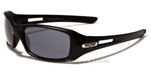 Mens Big Wrap Around Khan Sports Sunglasses BLACK Khan NEW-SUNGLASSES-BLACK-KHAN-DESIGNER-SPORT-MENS-LADIES-BOYS-WOMEN-WRAP-LARGE-UV400-v0