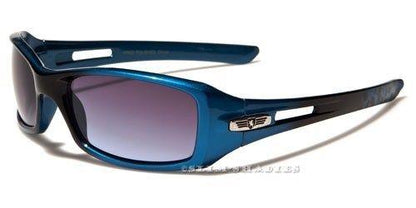 Mens Big Wrap Around Khan Sports Sunglasses BLUE & BLACK Khan NEW-SUNGLASSES-BLACK-KHAN-DESIGNER-SPORT-MENS-LADIES-BOYS-WOMEN-WRAP-LARGE-UV400-v1