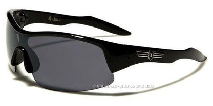 Mens Big Camo Sports Wrap Around Sunglasses BLACK & BLACK LENSES Khan NEW-SUNGLASSES-BLACK-KHAN-DESIGNER-SPORT-MENS-LADIES-WOMENS-WRAP-LARGE-BIG-UV400-v3