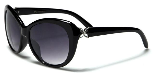 VG Designer Inspired Big Cat Eye Sunglasses for women BLACK VG NEW-SUNGLASSES-BLACK-VG-LADIES-WOMENS-DIAMANTE-LARGE-CAT-EYE-RETRO-VINTAGE-UV400-v0