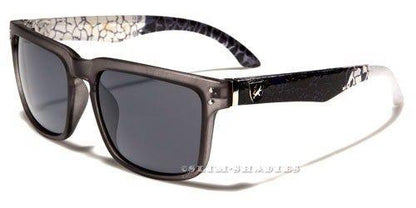 Khan Classic Sports Mirror Sunglasses UV400 GREY WHITE & PURPLE BLACK LENSES Khan NEW-SUNGLASSES-DESIGNER-LARGE-MENS-LADIES-BLACK-WRAP-RETRO-VINTAGE-SPORTS-UV400-v3