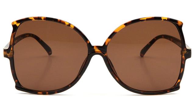 Quirky Oversized Butterfly Shield Sunglasses Unbranded P6241-01B