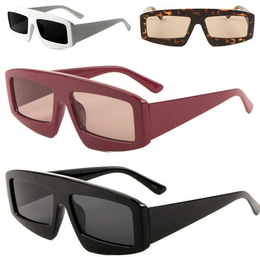Futuristic Flat Lens Geometric Sunglasses for women Unbranded P6397